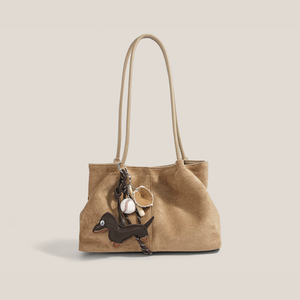 Suede Tote